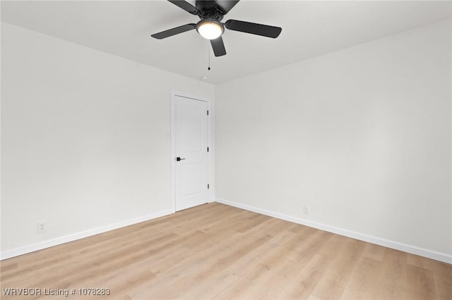 48 W Gary St, Greenwood, AR 72936 - unfurnished room featuring ceiling fan and light wood-type flooring