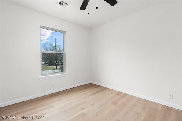 48 W Gary St, Greenwood, AR 72936 - unfurnished room featuring light wood-type flooring and ceiling fan