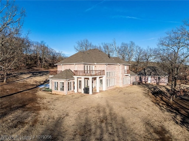 view of rear view of property