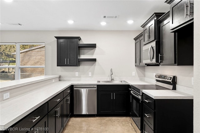 kitchen featuring sink and stainless steel appliances