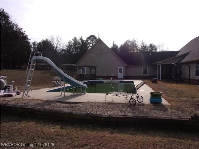 view of jungle gym