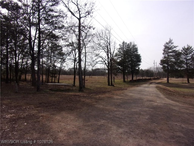 view of road