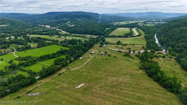 11739 282nd Hwy, Mountainburg, AR 72946 - overview of rural landscape featuring a mountainous background