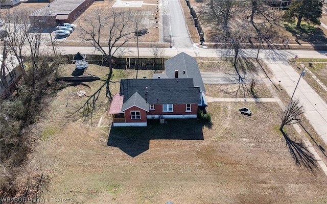 view of subject property