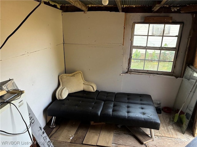 809 Owens St, Ozark, AR 72949 - sitting room featuring hardwood / wood-style flooring