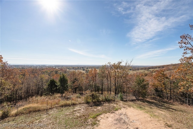 view of local wilderness with a rural view