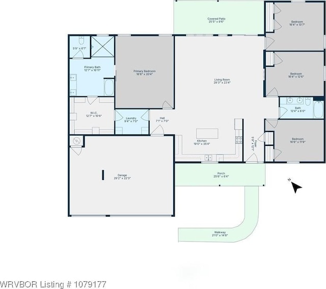 3220 Harmony Rd, Alma, AR 72921 - view of floor plan / room layout