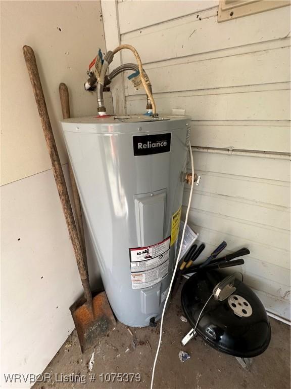 utilities featuring water heater