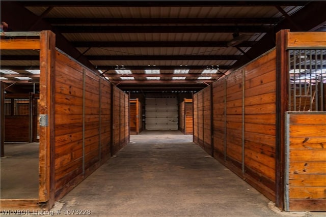 view of stable