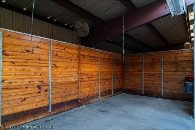 view of horse barn