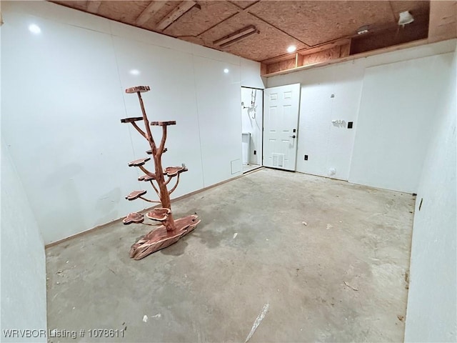 205 Lee Ordner, Panama, OK 74951 - view of unfinished basement