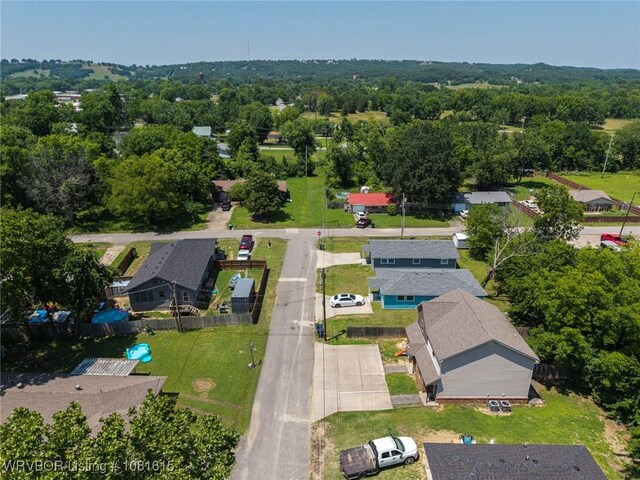 603 Birch St, Muldrow, OK 74948 - bird's eye view