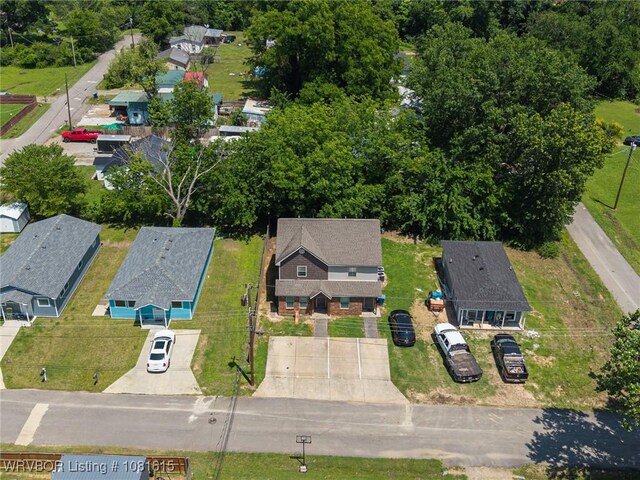 603 Birch St, Muldrow, OK 74948 - aerial view of residential area