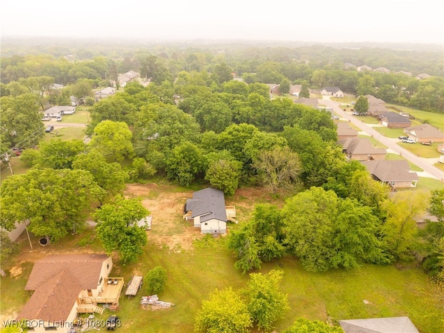 drone / aerial view featuring a residential view