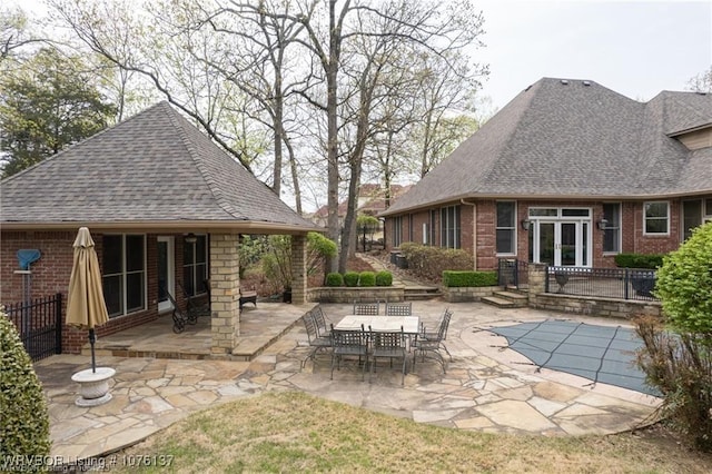 10408 Innsbruck Ct, Fort Smith, AR 72908 - exterior space featuring a covered pool