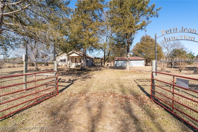 view of yard