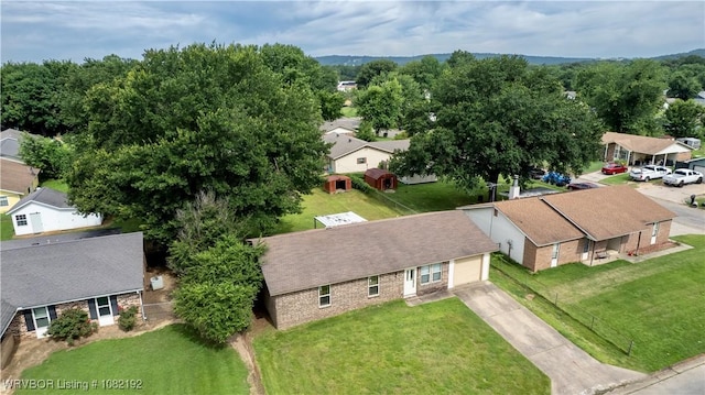105 N Circle B, Roland, OK 74954 - aerial perspective of suburban area