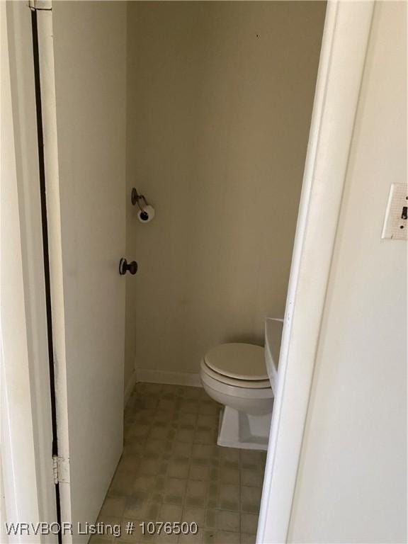 bathroom with toilet