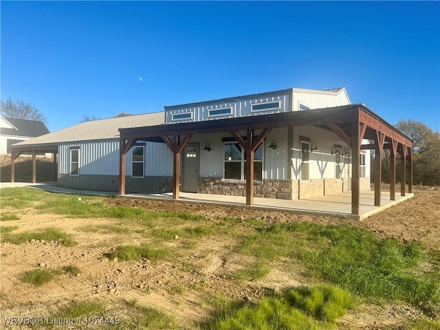 view of back of property