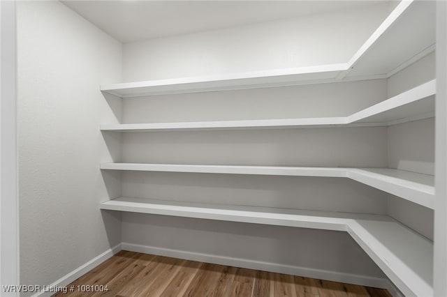 view of storage area