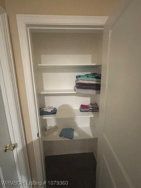 view of closet