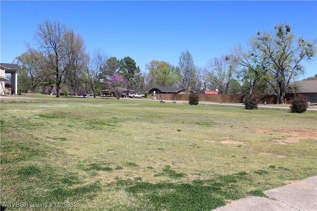 view of yard