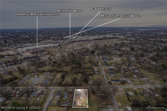 3115 Spradling Ave, Fort Smith, AR 72904 - aerial view of property's location with nearby suburban area