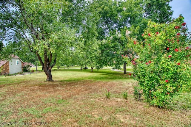 298 Bayou Rd, Fort Gibson, OK 74434 - view of yard with fence