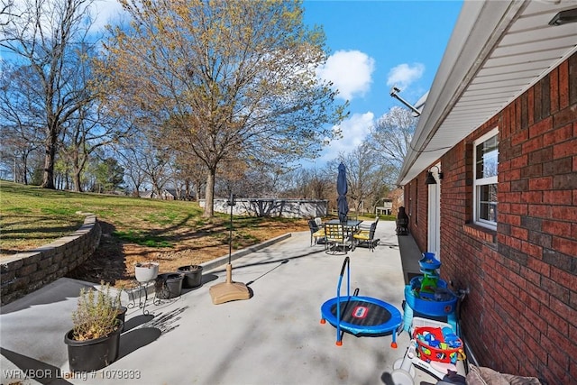 298 Bayou Rd, Fort Gibson, OK 74434 - view of patio / terrace featuring outdoor dining space