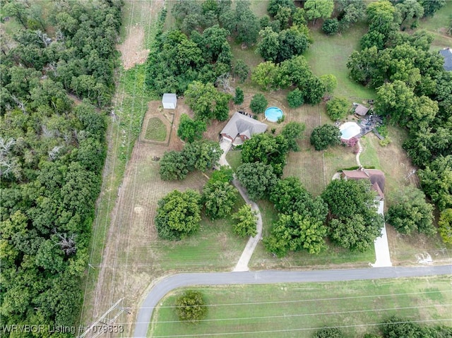 298 Bayou Rd, Fort Gibson, OK 74434 - drone / aerial view