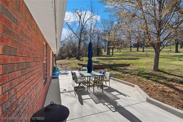 298 Bayou Rd, Fort Gibson, OK 74434 - view of patio / terrace with outdoor dining space
