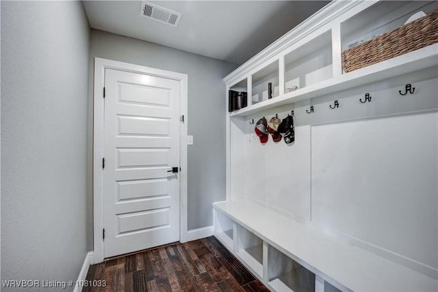 2803 Turtle Creek Dr, Lavaca, AR 72941 - mudroom with dark wood finished floors and baseboards