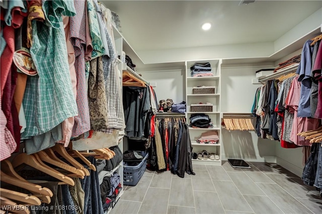 2803 Turtle Creek Dr, Lavaca, AR 72941 - spacious closet featuring tile patterned floors