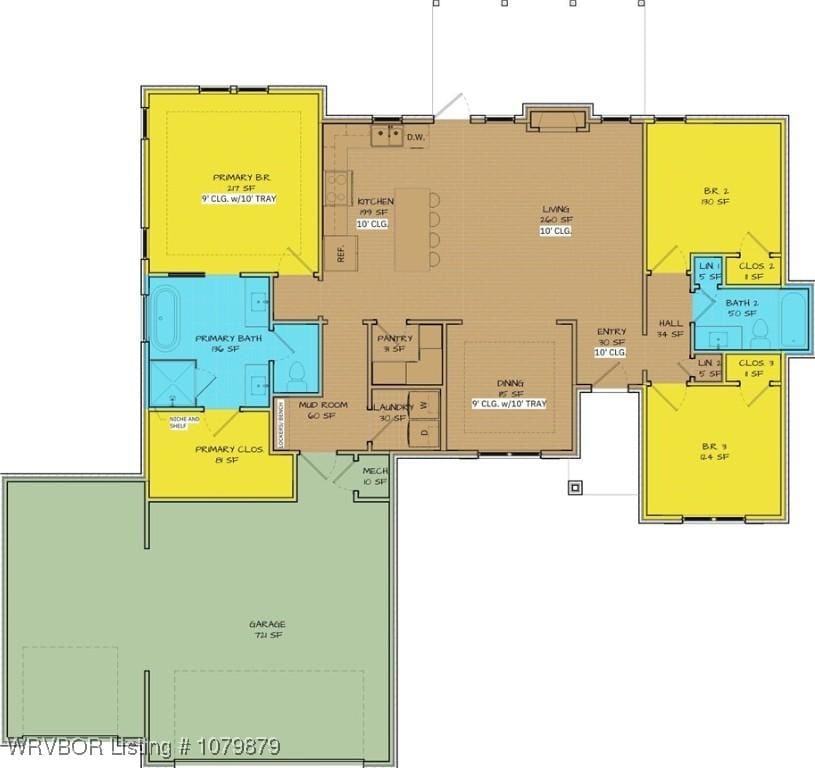 131 Brown Quail Trce, Barling, AR 72923 - floor plan / room layout