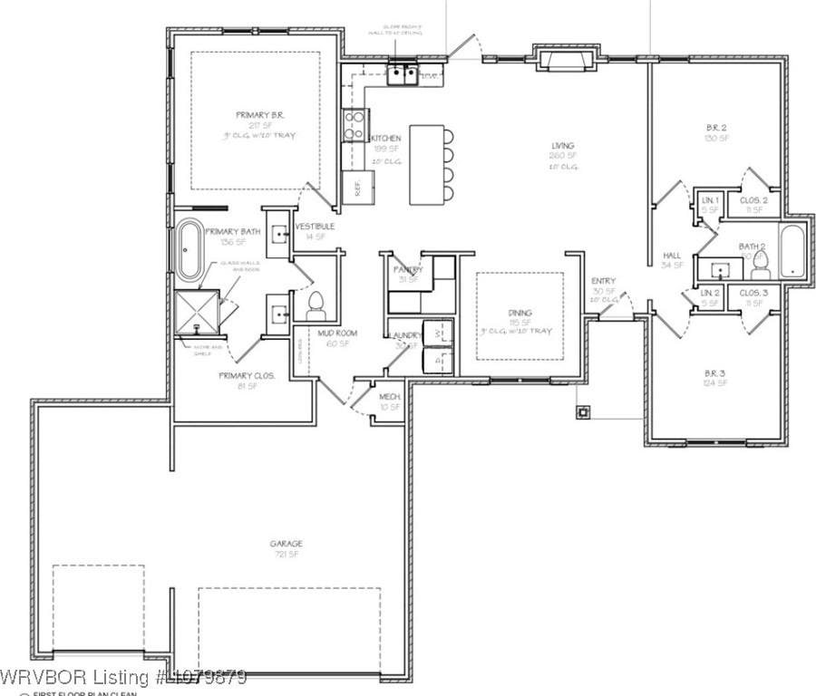 131 Brown Quail Trce, Barling, AR 72923 - floor plan / room layout