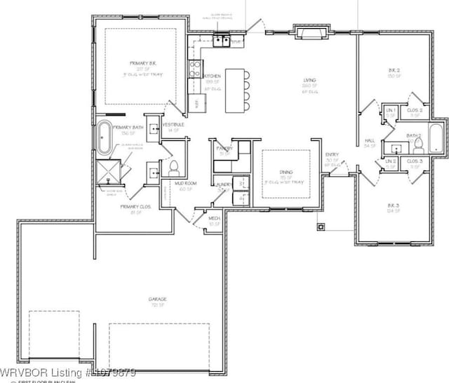 131 Brown Quail Trce, Barling, AR 72923 - floor plan / room layout