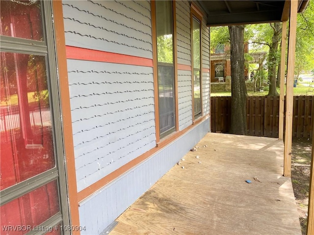 300 17th St, Fort Smith, AR 72901 - view of patio / terrace with fence