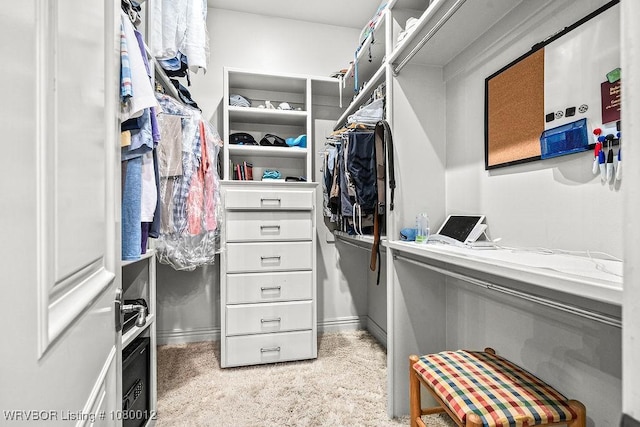 8200 Mile Tree Dr, Fort Smith, AR 72903 - walk in closet featuring light colored carpet