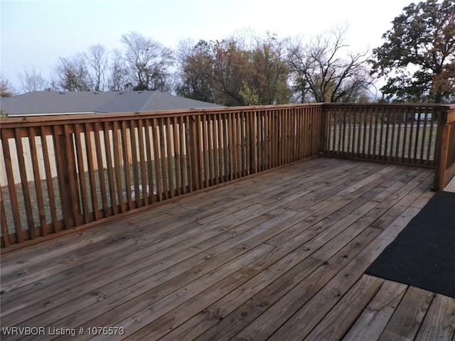 view of deck