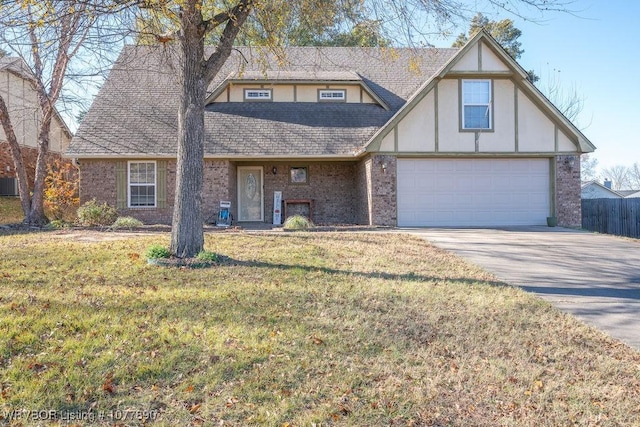 view of front of home with a front yard