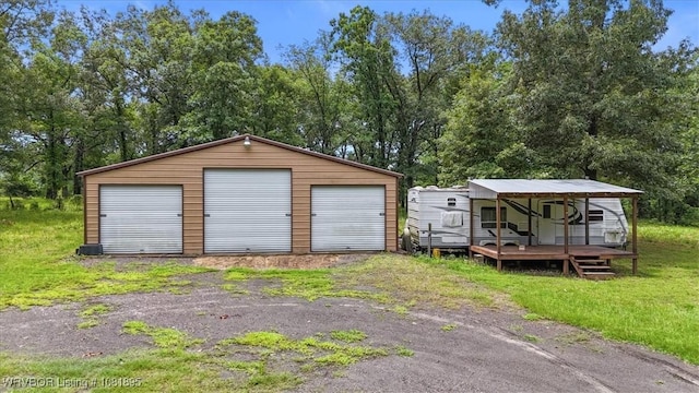 161129 N 4550th Rd, Talihina, OK 74571 - view of detached garage