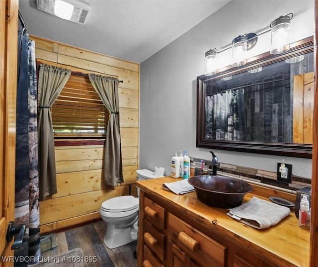 161129 N 4550th Rd, Talihina, OK 74571 - bathroom with vanity and wood finished floors