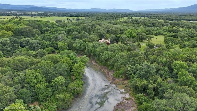 161129 N 4550th Rd, Talihina, OK 74571 - aerial view of property's location featuring a mountainous background