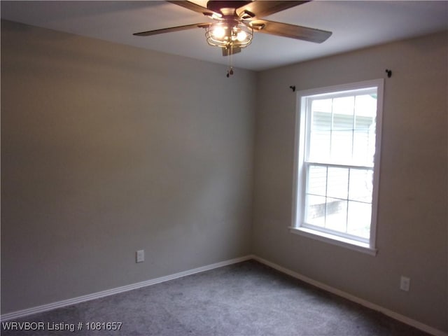818 N 3rd St, Ozark, AR 72949 - carpeted spare room featuring plenty of natural light and ceiling fan