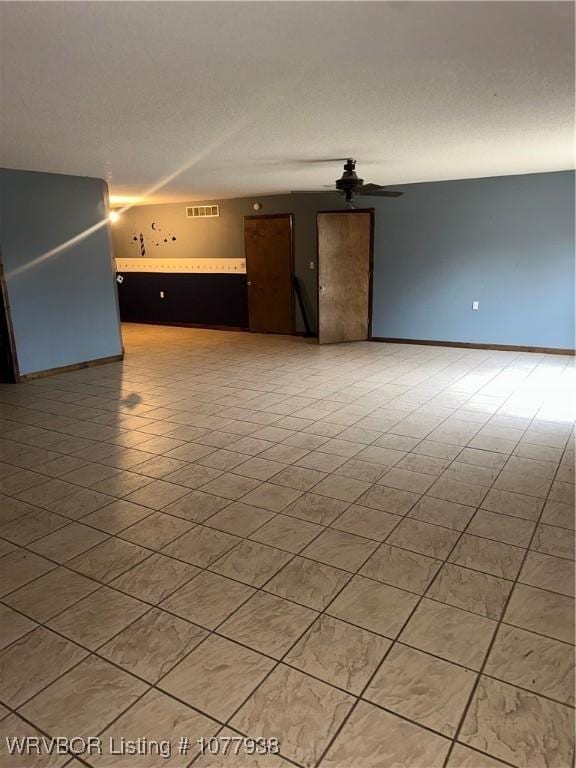 unfurnished room featuring ceiling fan