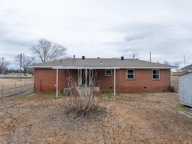 view of rear view of property