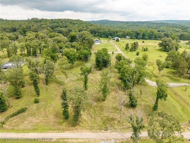 8601 Corona Ct, Uniontown, AR 72955 - aerial view of property's location with a forest and rural landscape