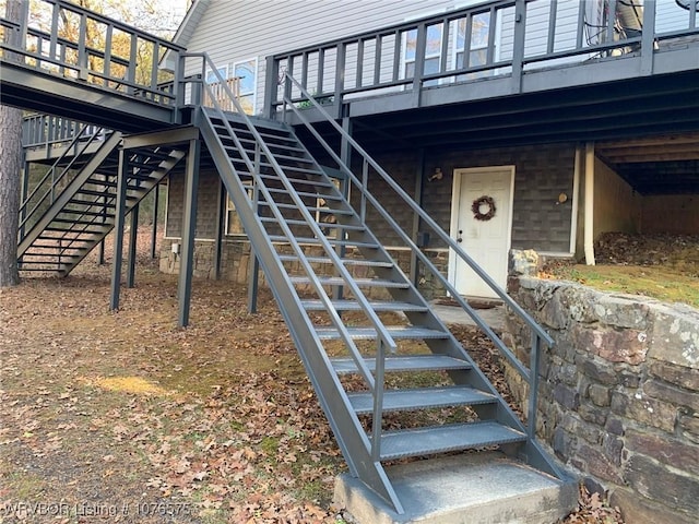 view of staircase