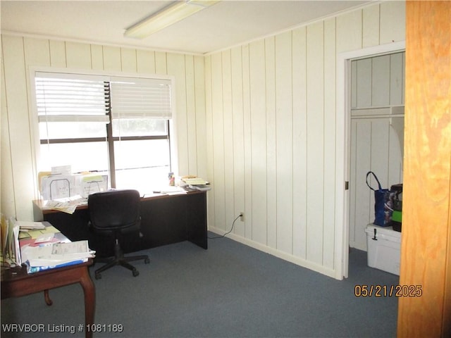 1501 18th St, Ozark, AR 72949 - carpeted office with wood walls
