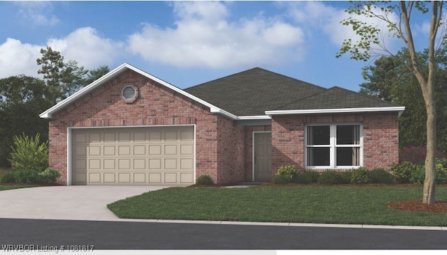 8011 Windflower Ln, Fort Smith, AR 72916 - ranch-style home featuring driveway, an attached garage, and brick siding